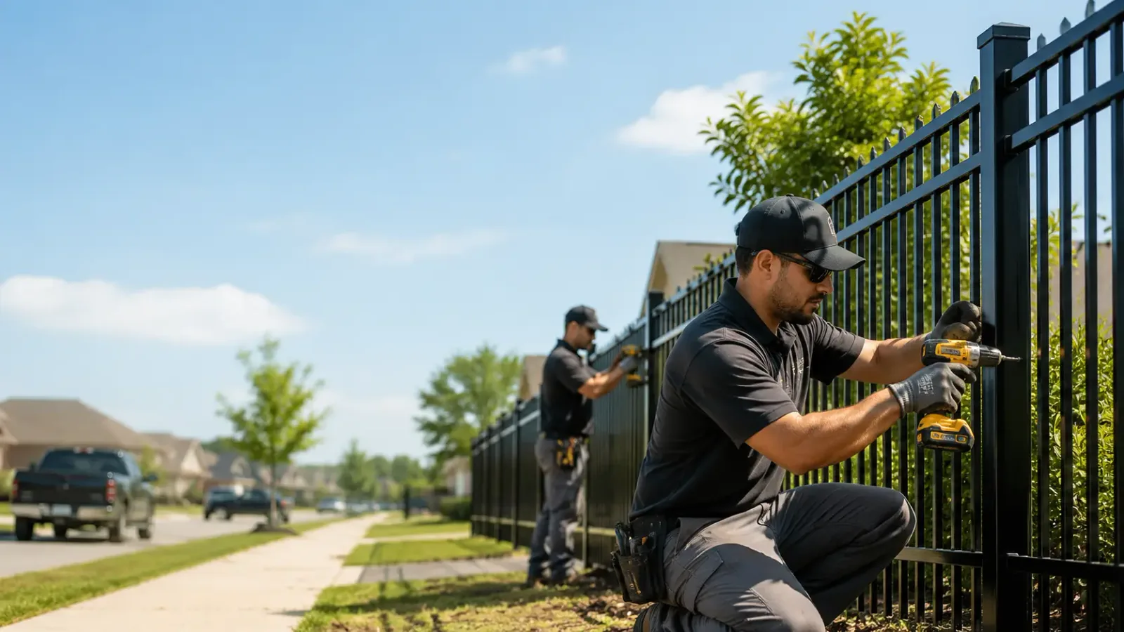 Metal Fence Installation in Oak City, NC
